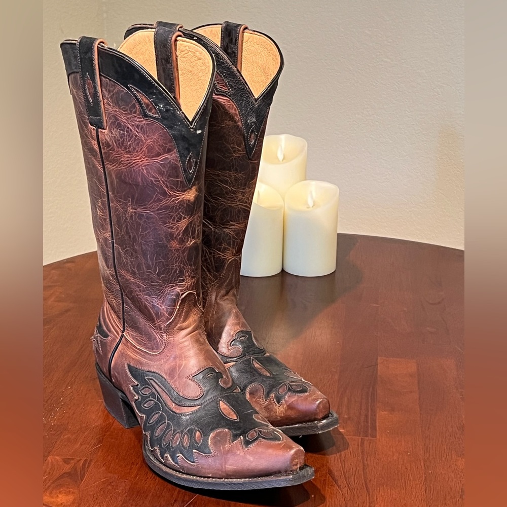 Moonshine Spirit clip toe boots Size 10 Mens